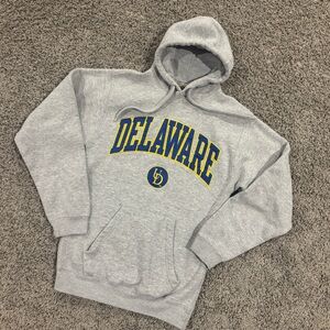 Gray University of Delaware Hoodie, size Small